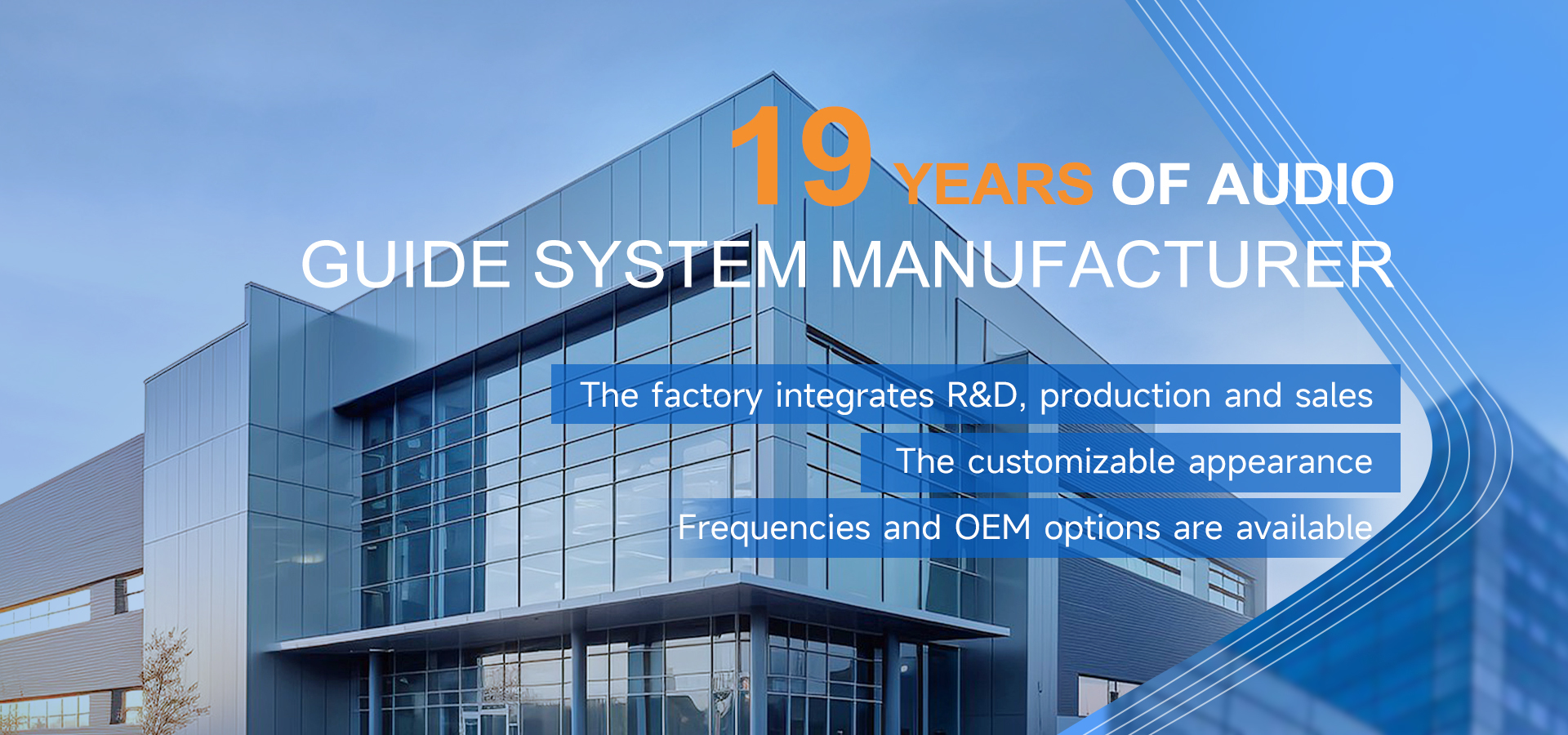 qualità Sistema audio della guida turistica Fabbrica