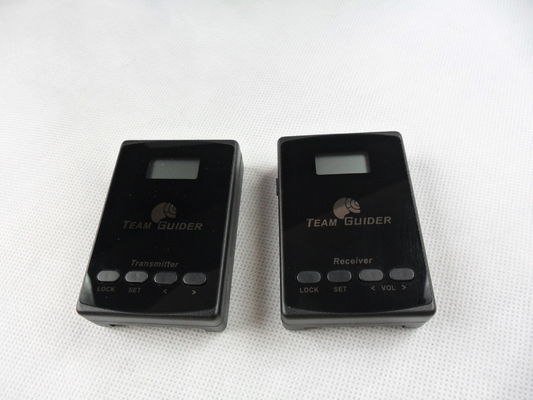 Trasmettitore e ricevitore tenuti in mano dei dispositivi di giro di piccola dimensione L8 audio per la ricezione turistica