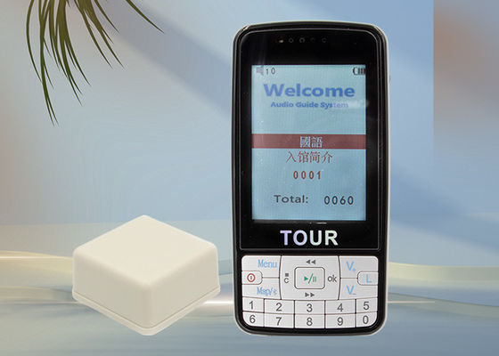 Spiegazione LCD dell'attrezzatura della guida turistica dello schermo per multi linguale
